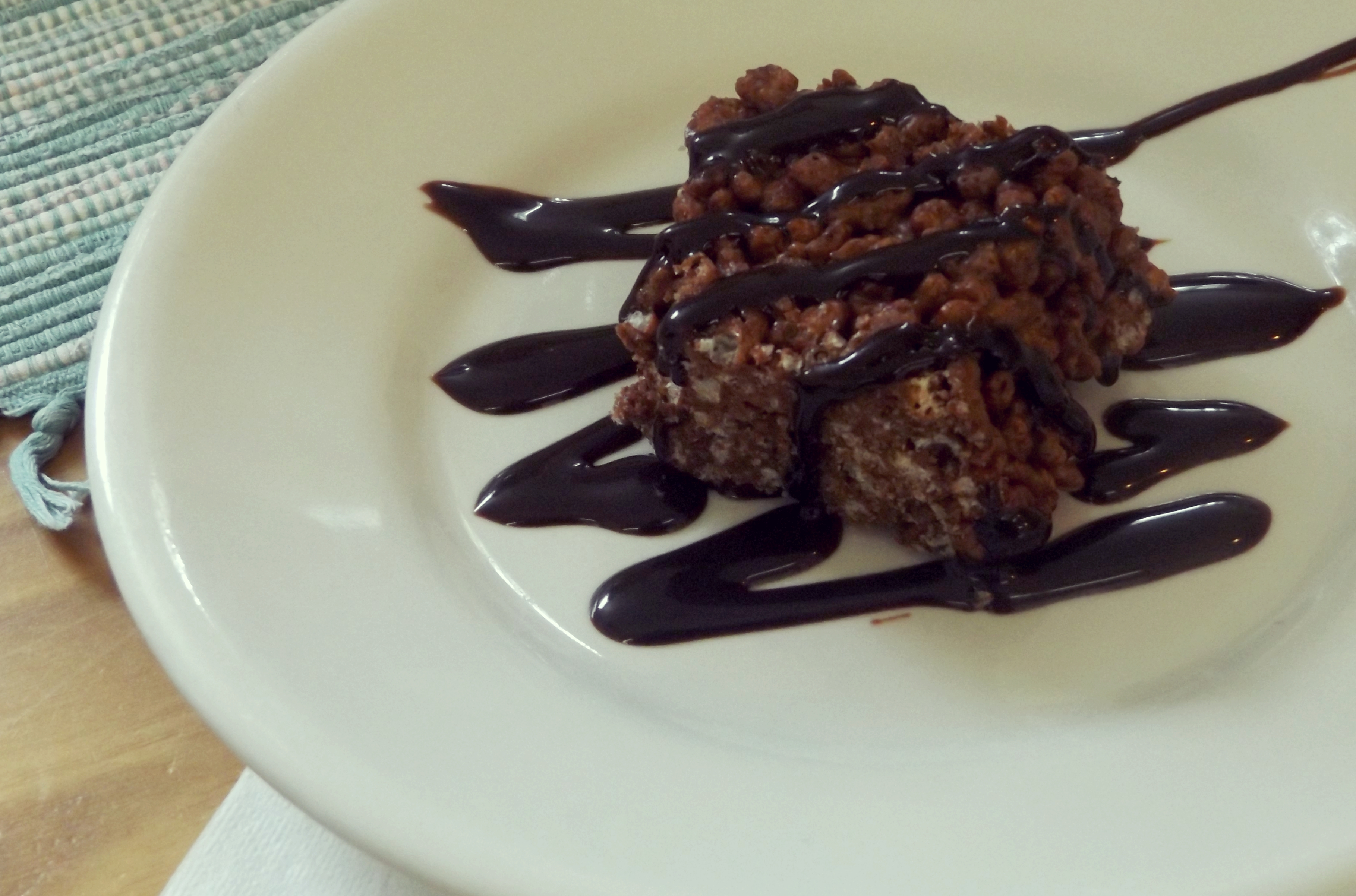 Mum’s puffed rice and Mars cake