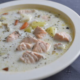 Finnish summer fish soup