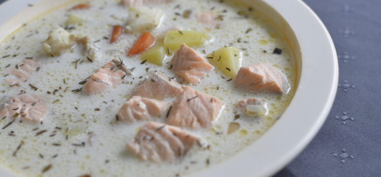 Finnish summer fish soup