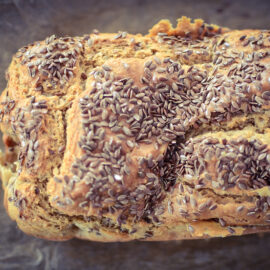 High-protein oats bread (gluten free)