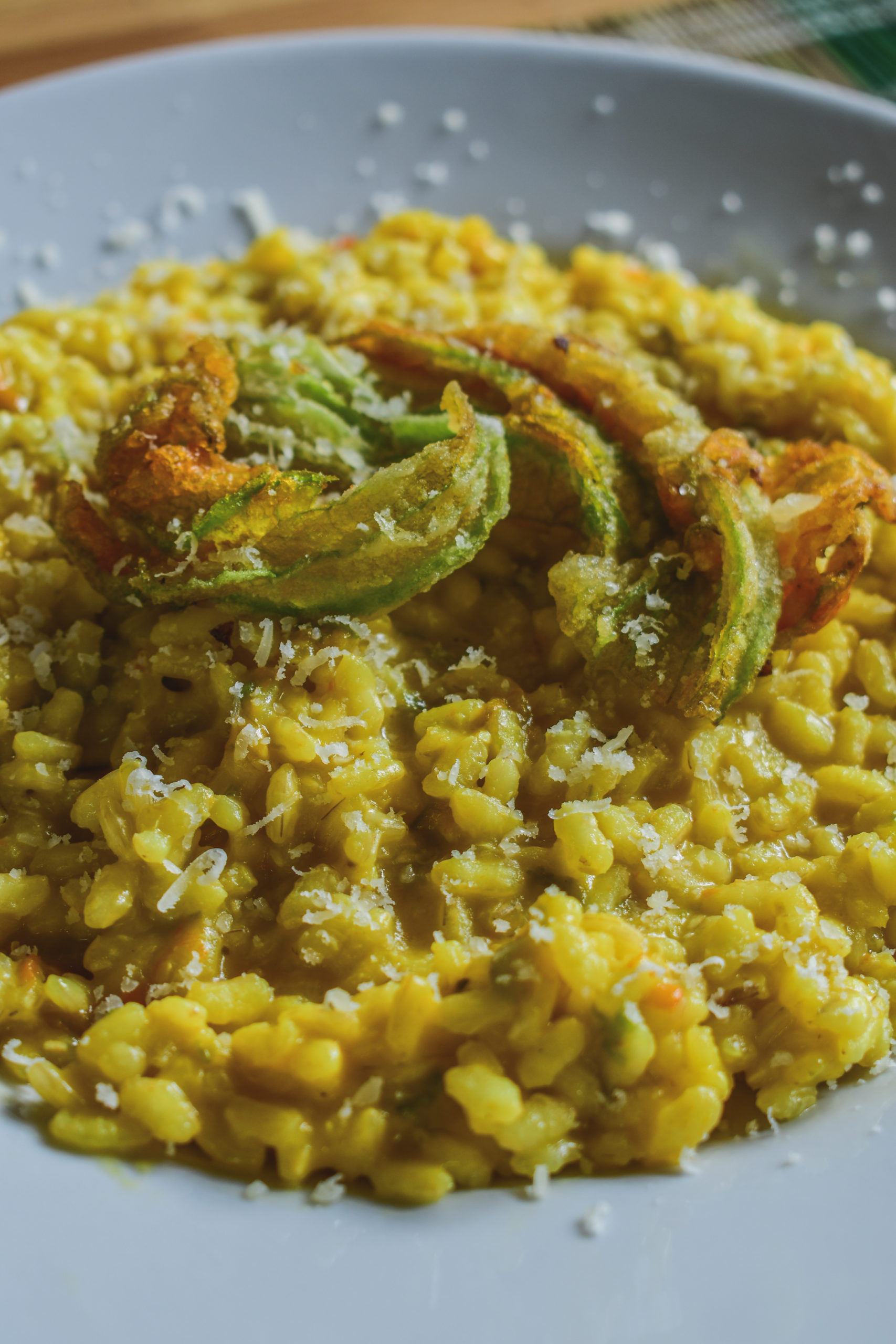 Zucchini flowers risotto 30 minutes chef